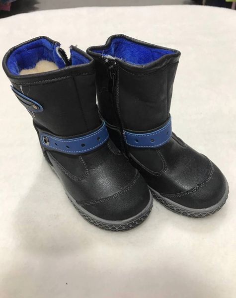 Зимние ботинки для мальчиков BBT.kids Черно-синий s3009-2 23р s3009-2 23 р фото