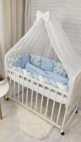 Набір у ліжечко для новонароджених Прованс Блакитний Provans Goluboy фото