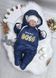 Демісезонний комбінезон Mini Boss Блакитний kombinezon Mini Boss Blakytnyy 0-3 фото