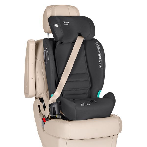 Автокрісло CARRELLO Yukon CRL-15808 Midnight Black i-Size 76-150см ISOFIX з нахилом+підсклянник CRL-15808 Midnight Black фото