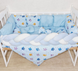 Набор в кроватку Bonna Elegance Совы Голубой Elegance Sovy Goluboy фото