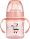 Кружка тренировочная EasyStart 120 мл. Цветные зверьки 35/207-pink фото