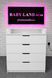 Комод 80 см Babyland Білий 4 Belyy фото