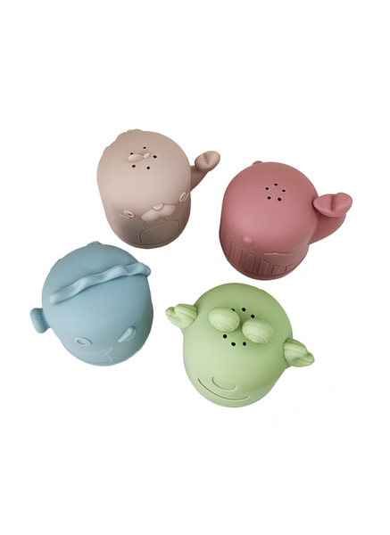 Набор силиконовых игрушек для купания (Морские животные) (4 шт) 0927 2374975724 фото
